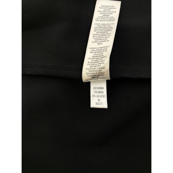 Chico's Size 0 (S) Drape Tie Front Jacket Black Whimsigoth Dark Fairycore sleek - Picture 8 of 10